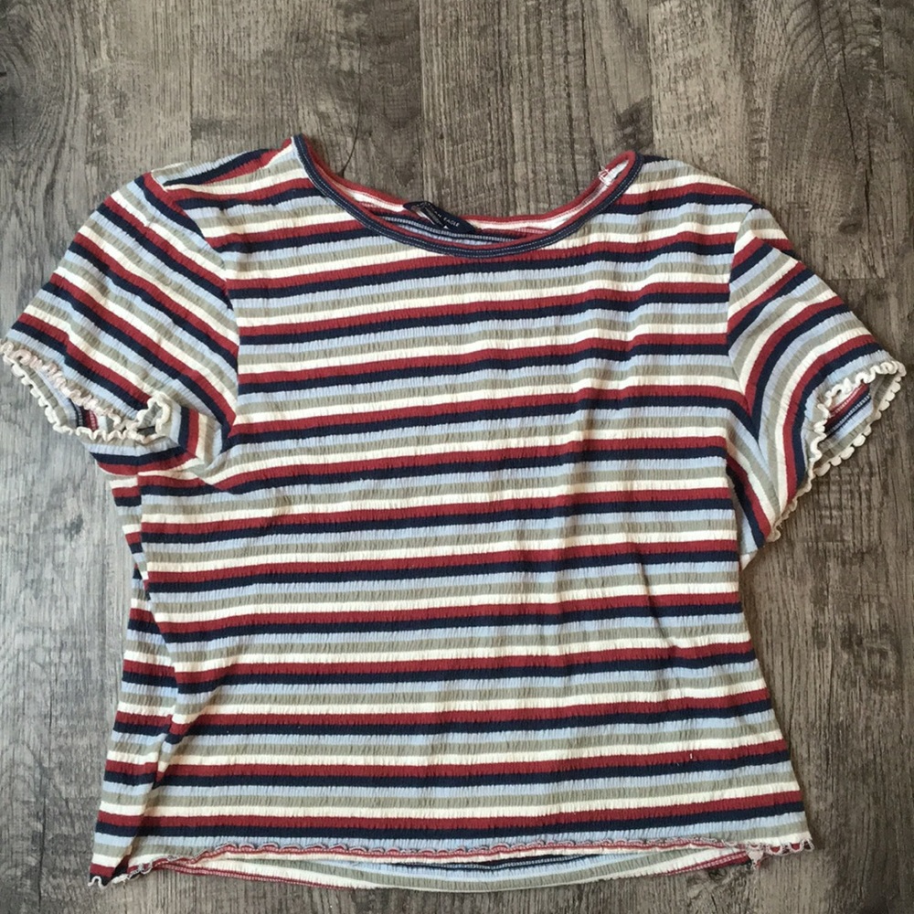 Stripped American Eagle shirt